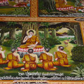 Wandmalerei, Wat Phra Phutthabat Tak Pha, Lamphun