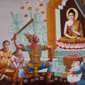 Wandmalerei, Wat Phra Phutthabat Tak Pha, Lamphun