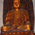 Statue im Jade-Buddha-Tempel, Shanghai