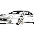 フェラーリのイラスト
