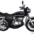 バイクのイラスト