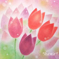 チューリップの花束
