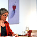 Lesekur / Trinkkuranlage / Kunstverein / Dr. Jasmin Behrouzi-Rühl - Foto Petra Ihm-Fahle, Ernst-Ludwig-Buchmesse 2019