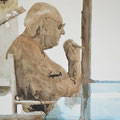 homme au cigare, 2013, aquarelle sur papier, 78 cm x 106 cm