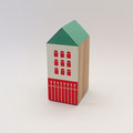 ブックエンド126　ハウス赤＆緑キャピタル　70×87×175H　　￥900