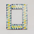 フォトスタンド279　幾何学模様　青＆黄色　150×180　￥1,000