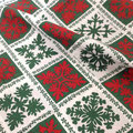 ファブリック150　クリスマス&ハワイアン緑白　1250×1080　￥1,300