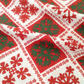 ファブリック151　クリスマス&ハワイアン赤白　1250×1080　￥1,200＊シミあります＊