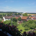 Blick vom Balkon der Fewo Schwalbennest in Mähring - Ostbayern