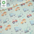 Stoffonkel - Biojersey - Mini Trucks