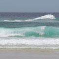 ... solange die Wellen nicht aus allen Richtungen kommen, wie hier am dritten Tag...