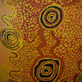 Hier findet man jede Menge Kunst der Aboriginies, wie beispielsweise dieses Bild.