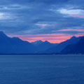 Sonnenaufgang am Genfer See...