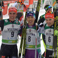 06.03.2015: Nordische Kombination Individual Gundersen 10.0 km - 1. Akito Watabe (JPN) 2. Johannes Rydzek (GER) 3. Fabian Riessle (GER)