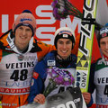 08.03.2015: Skispringen - Sieger 1. Stefan Kraft (AUT) 2. Severin Freund (GER) 3. Anders Fannemel (NOR)