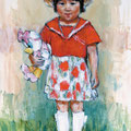 04　　３才の肖像　　1991年4月　　P12   　60.6×45.5cm