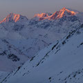 Das Dreigestirn, wird nun bereits um 06:38 Uhr so beleuchtet.