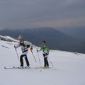 Auf der Piste, im Tal wird es nun auch Tag