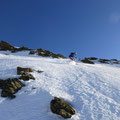 Franz im feinsten Firn, ideale Schneebeschaffenheit