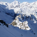 Ein Blick zur Düsseldorfer Hütte zurück, was für eine Klarheit heute