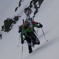 da der tolle Schnee einwandfreie Tritte machen lies