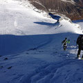 Der Rückzug per Piedes bis zum Skidepot