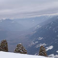 Und an den Stoanmandlen, mit Blick Richtung Vinschgau