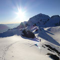 Die Tschenglser Hochwand in voller Pracht