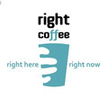 Логотип, павильон и презентация для кофе-поинта "Right Coffee", Москва, 2014 г.