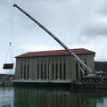 Démontage / Levage d'une vanne de barrage (EDF à Dampjoux)