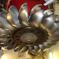 Turbine Pelton de la centrale hydroélectrique de Vallorcine (74)