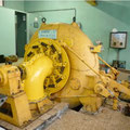 Turbine Francis Double de la centrale des Scaffarels (04) après sa remise à neuf