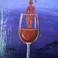 Wine lady: acrylic on wood ..x.. cm (2020)
