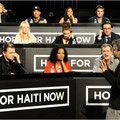 George Crooney hosts the telethon for relief Haiti, Los Angeles