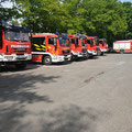 Zahlreiche Feuerwehren aus dem Kreis waren vor Ort