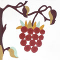 SOUTHERN TILES_CAROCIM Zementfliese_Tree of Life_Framboise VH203, 20x20 cm
