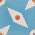 SOUTHERN TILES_CAROCIM Zementfliese, Petit Pan_Pépin PAN61, 20x20 cm