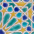 Orientalische Fayencen, keramische Wandfliese // Dekor: Morisco 15x15 cm
