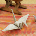 大島紬の折鶴