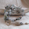 Jadekette mit Turmalinquarz