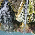 Loutra Loutrakiou (Loutra Pozar) - Wasserfall mit warmem Thermalwasser.