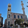 Chania - Agios-Nikolaos-Kirche. Eine Kirche mit Minarett.