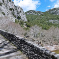 Blick von der alten Steinbrücke Agiou Vissariona.