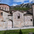 Die alte byzantinische Kirche Porta Panayia (Porta Panagia).