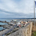 Fort Rethymno - Blick von den Mauern auf den Hafen.
