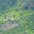 Chalcatzingo from aerial view