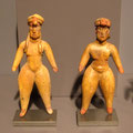 clay figures from Tlapacoya. middle preclassic in mesoamerica (15-13 century BC).