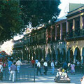 Zócalo of Oaxaca - unforgettable atmosphere for a dinner or a beer...