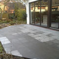 Terrasse mit Granitsteinplatten fertiggestellt, GreenFairway e.K.