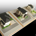 戸建住宅模型　S:1/100